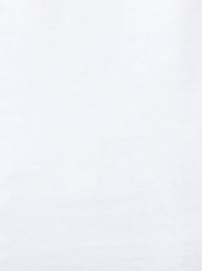 White Printed Slim Fit T-shirt | JB Sport