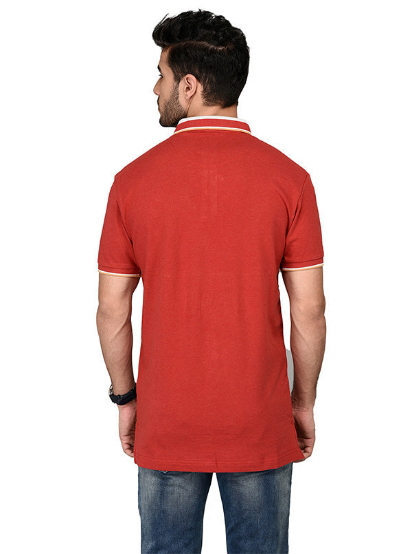 Red Slim Fit Polo T-shirt | JB Sport