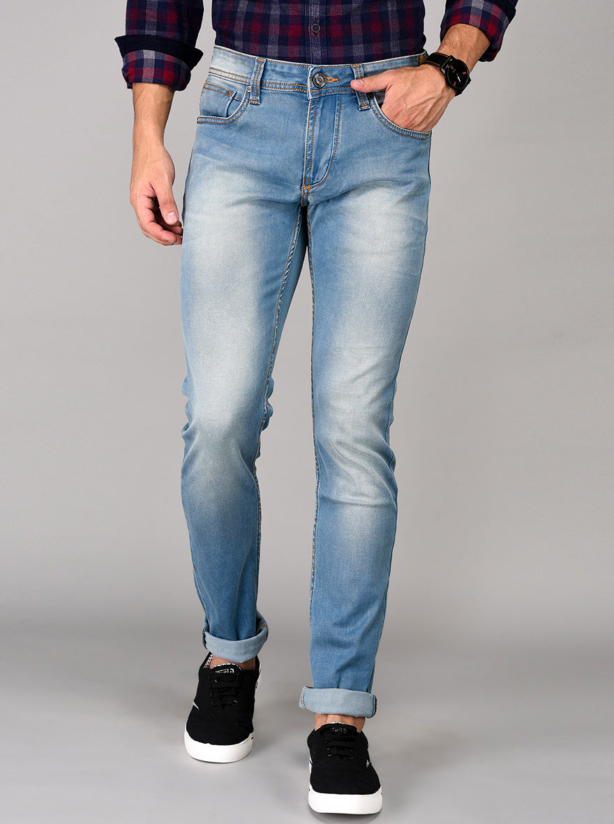 Blue Slim Fit Jeans | JB Sport