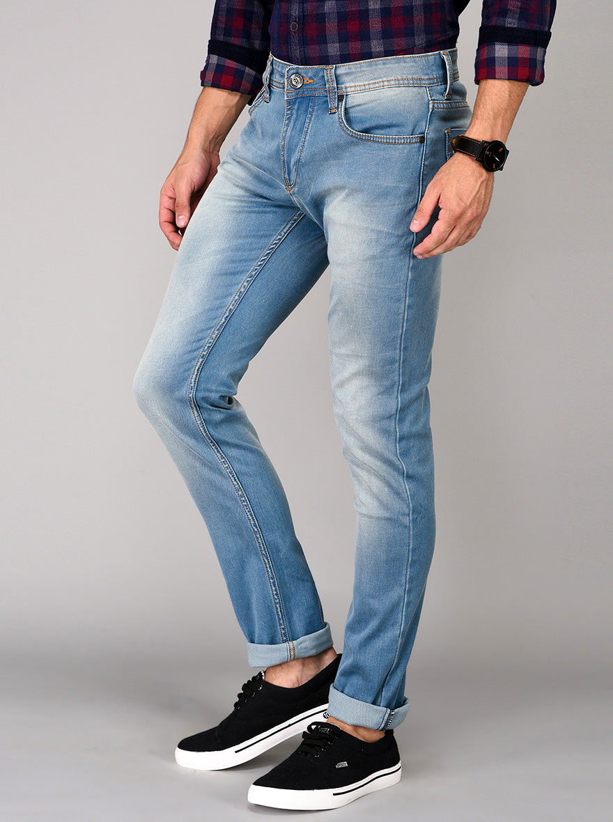 Blue Slim Fit Jeans | JB Sport