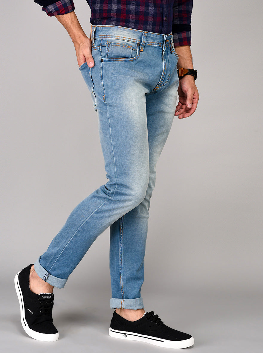 Blue Slim Fit Jeans | JB Sport