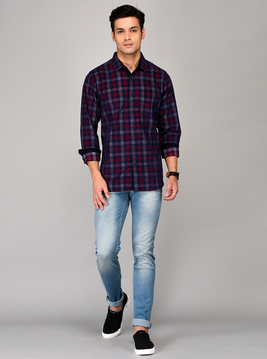 Blue Slim Fit Jeans | JB Sport