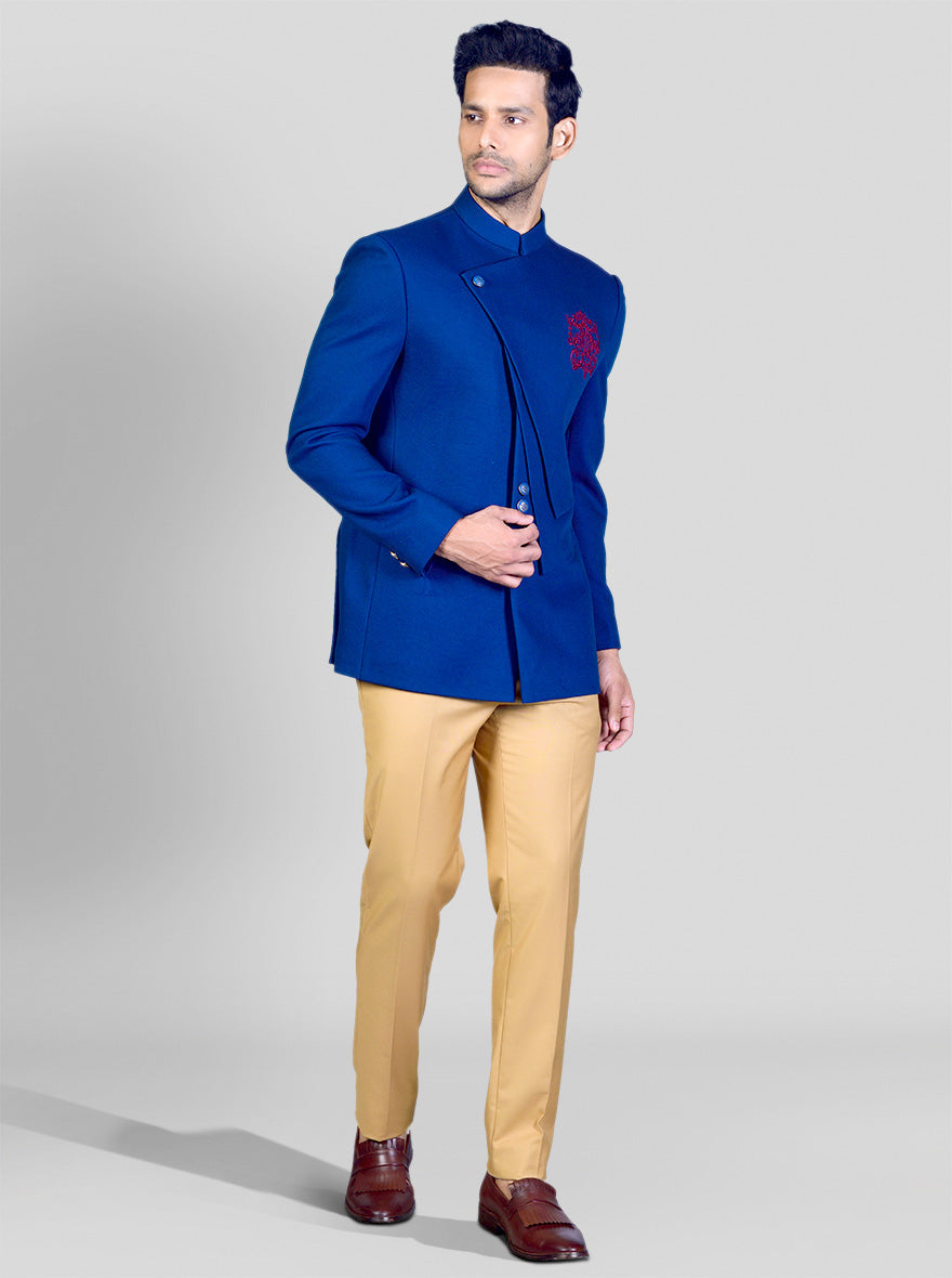 Navy Blue Jodhpuri Suit | JadeBlue