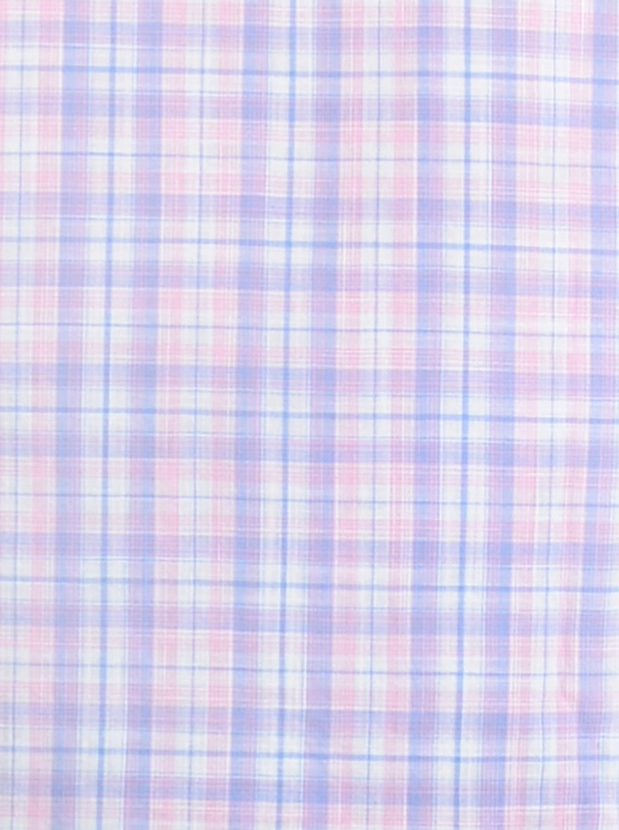 Pink Checked Slim Fit Casual Shirt | JB Sport