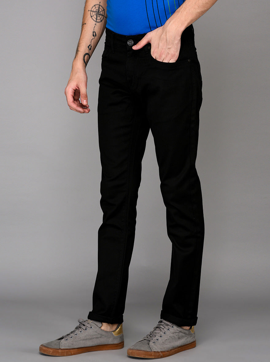 Black Slim Fit Jeans | JB Sport