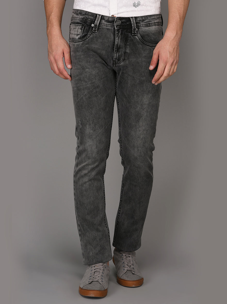 Grey Slim Fit Jeans | JB Sport