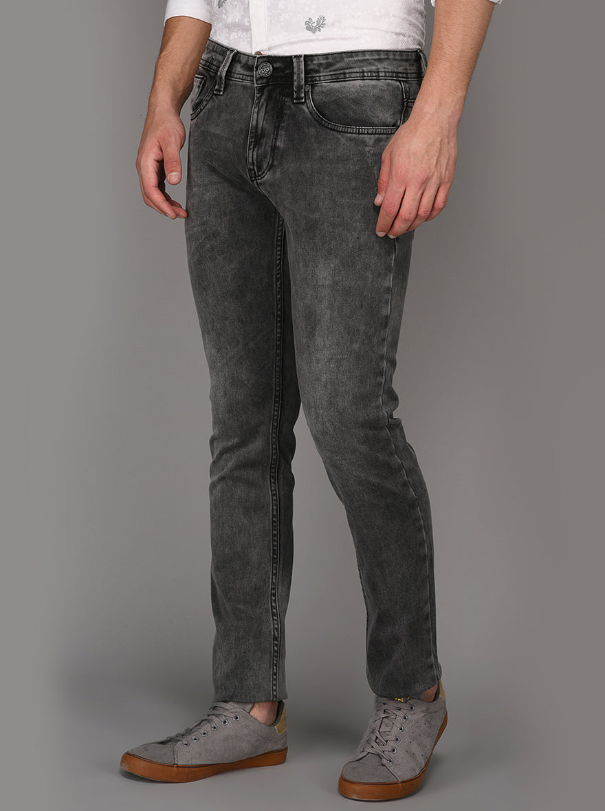 Grey Slim Fit Jeans | JB Sport