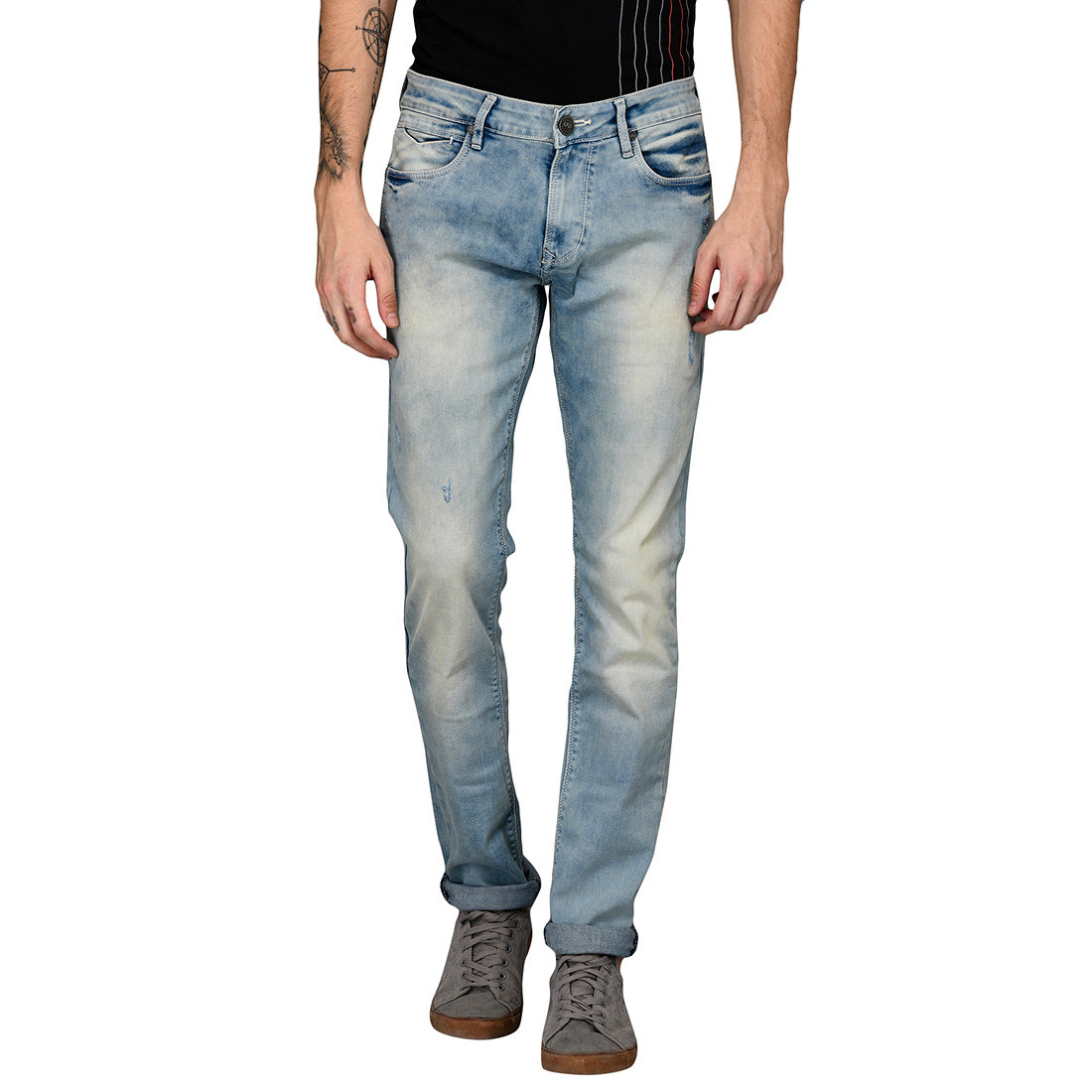 Light Blue Slim Fit Jeans | JB Sport