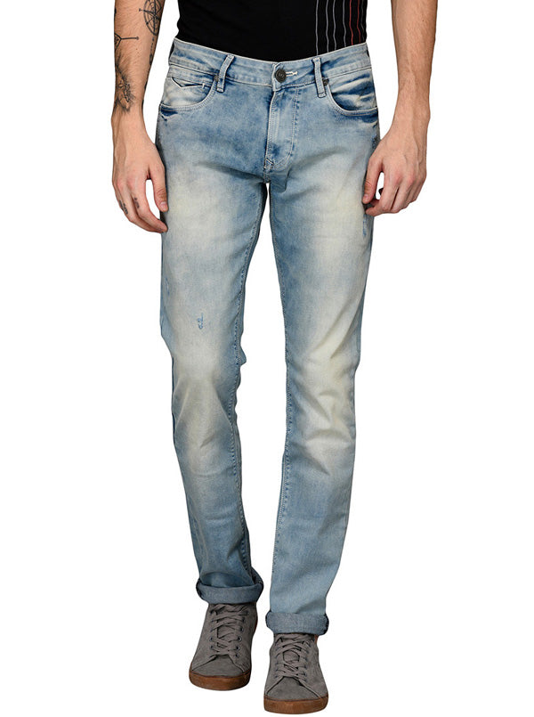 Light Blue Slim Fit Jeans | JB Sport