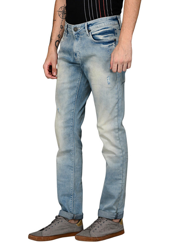 Light Blue Slim Fit Jeans | JB Sport