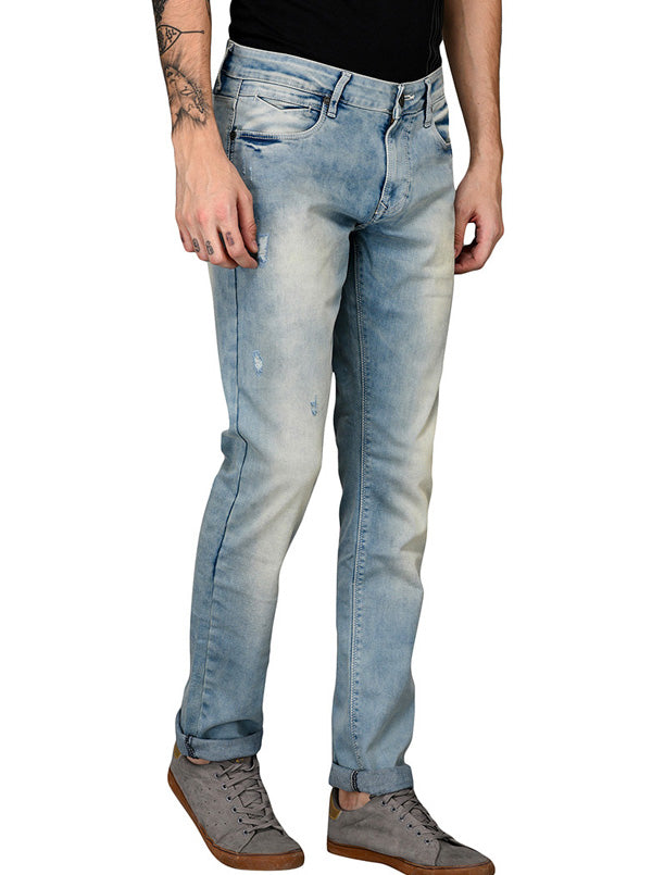 Light Blue Slim Fit Jeans | JB Sport