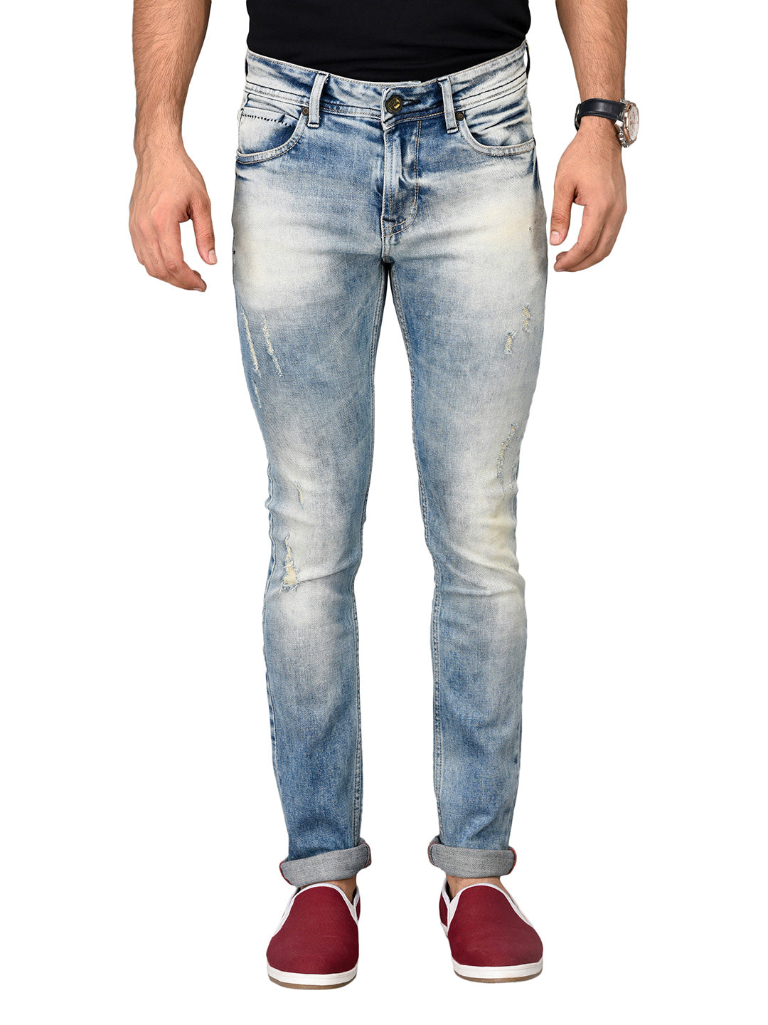 Greenfibre Light Blue Slim Fit Jeans