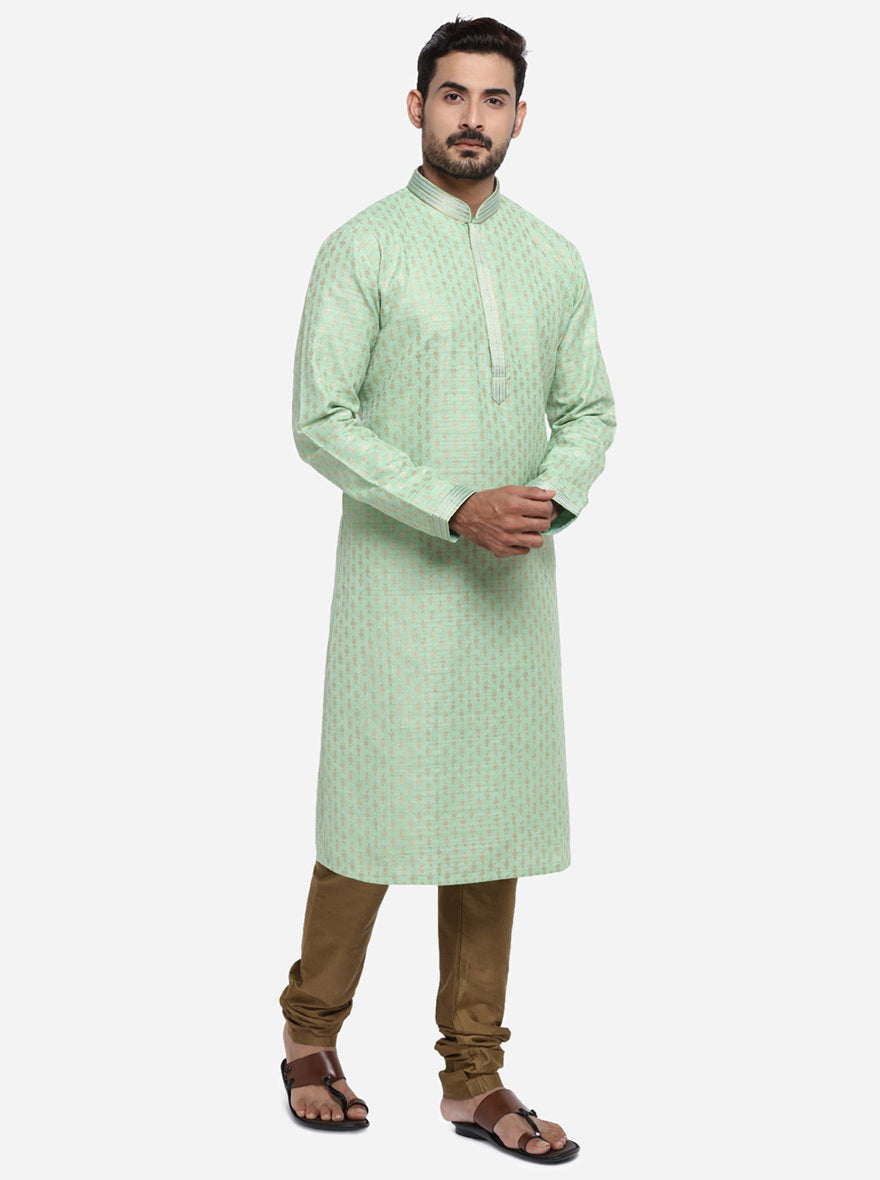 Pastel Green Kurta Set | Azania