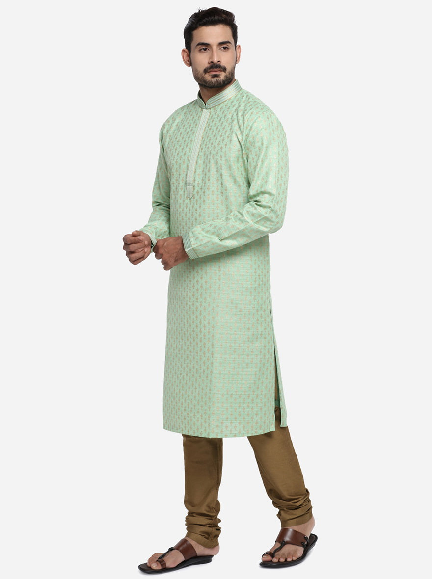 Pastel Green Kurta Set | Azania