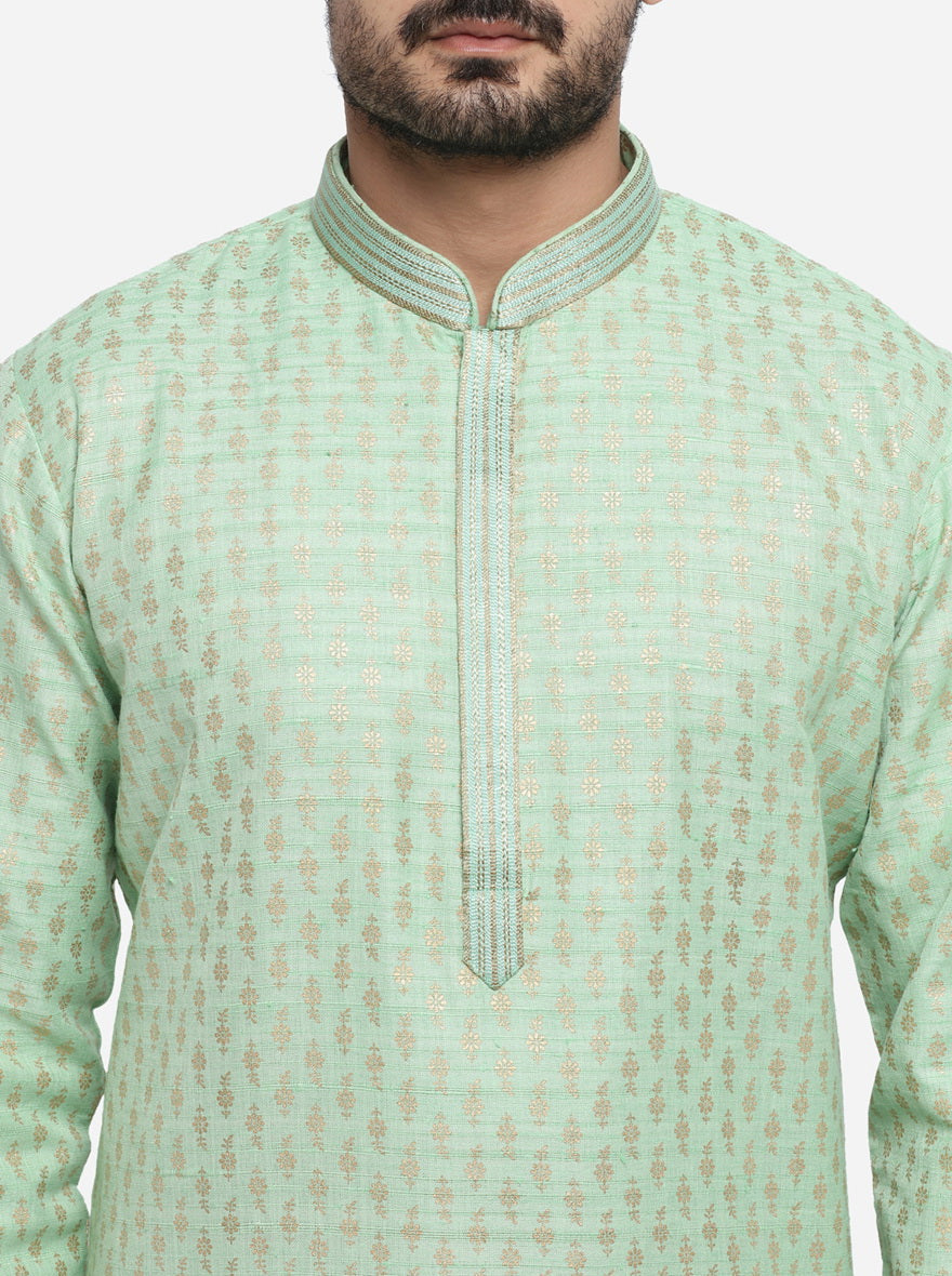 Pastel Green Kurta Set | Azania