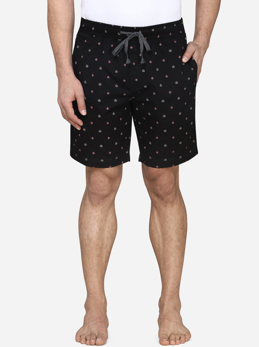 Black Solid Regular Fit Boxer Shorts  | JadeBlue