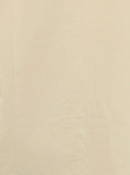 Cream Solid Classic Fit Casual Shirt | Greenfibre