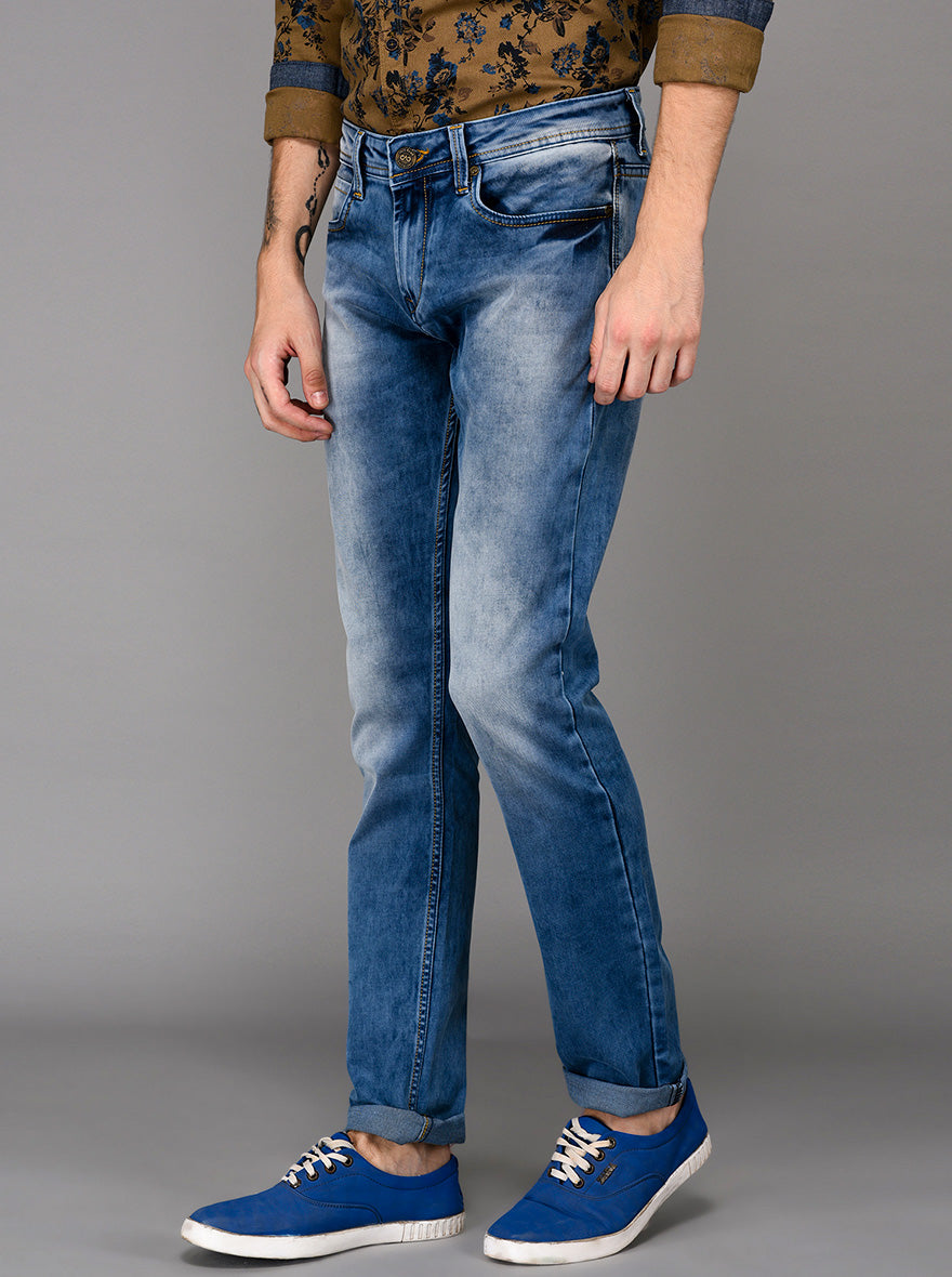 Blue Slim Fit Jeans | JB Sport