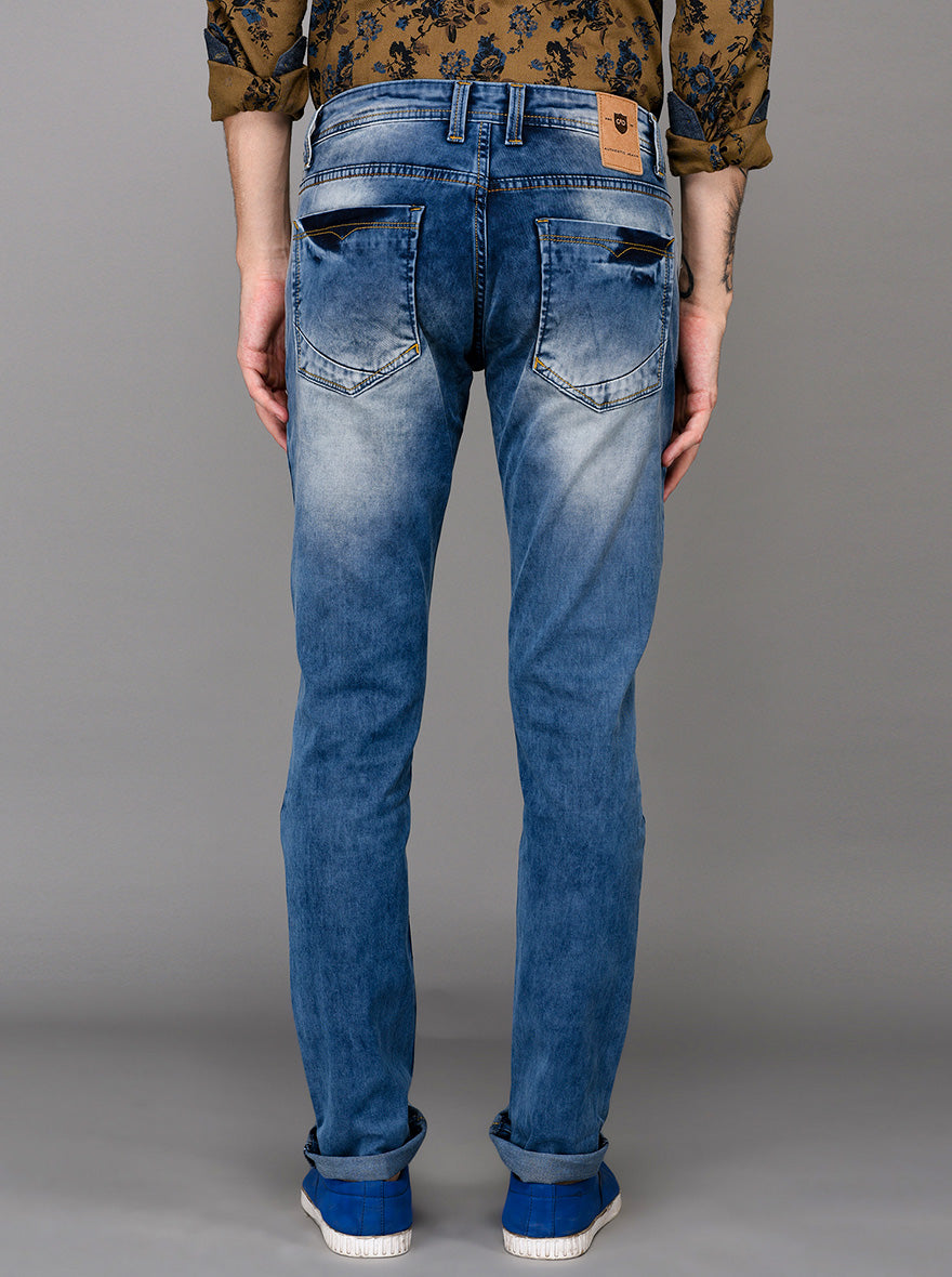 Blue Slim Fit Jeans | JB Sport