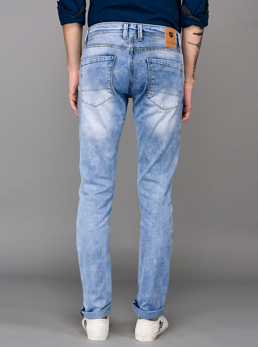 Light Blue Slim Fit Jeans | JB Sport