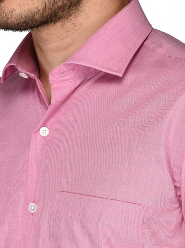 JadeBlue Light Pink Regular Fit Formal Shirt