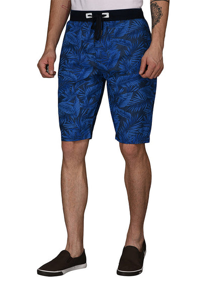 JadeBlue Blue Printed Shorts