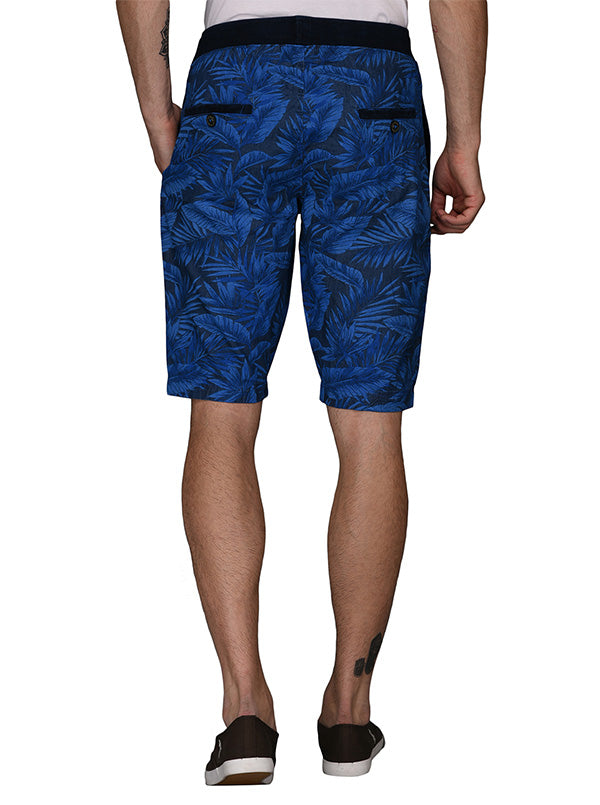 JadeBlue Blue Printed Shorts