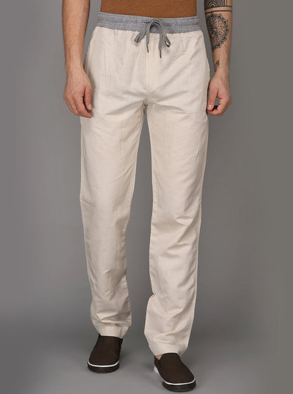 JadeBlue Light Beige Solid Pajamas