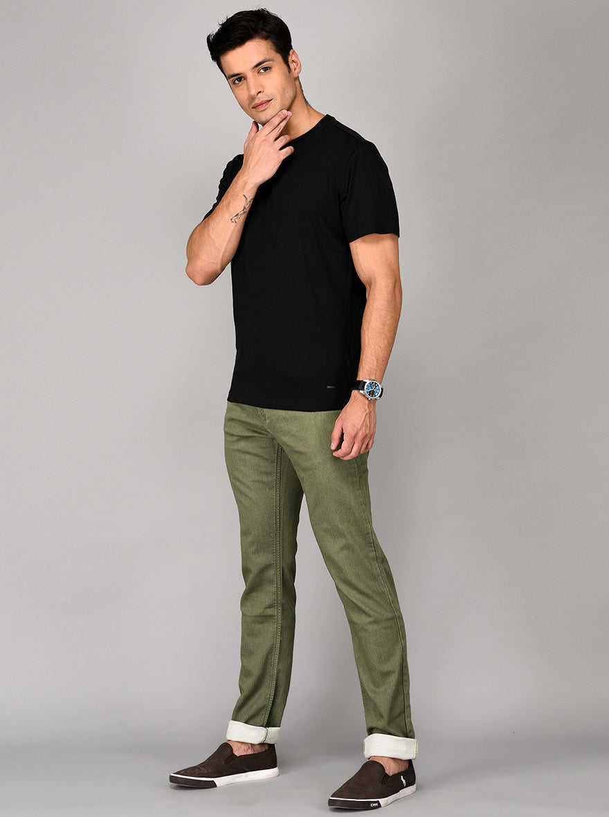 Green Slim Fit Jeans | JB Sport