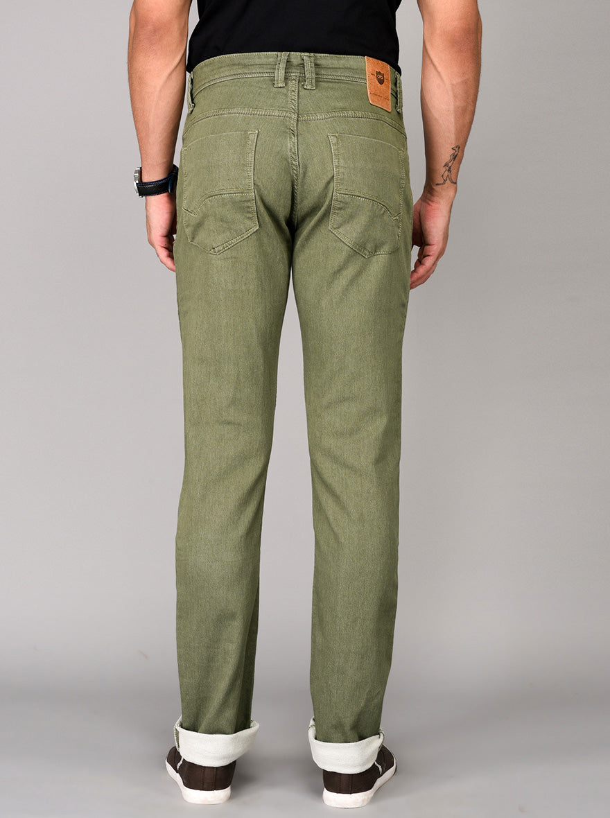 Green Slim Fit Jeans | JB Sport