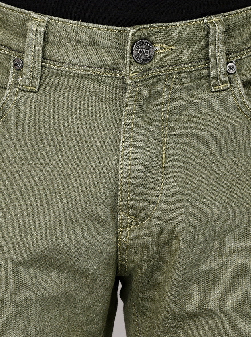 Green Slim Fit Jeans | JB Sport