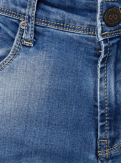 Bright Blue Straight Fit Jeans | JB Sport