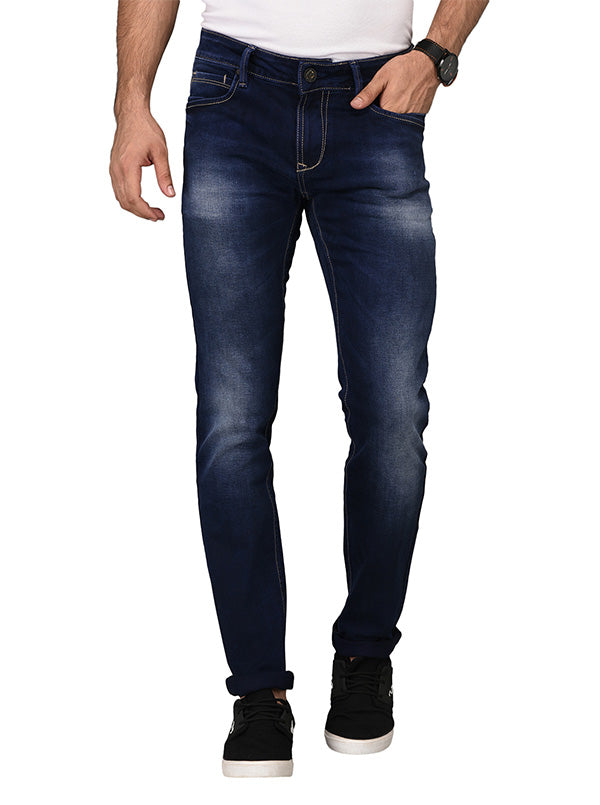 Greenfibre Navy Blue Slim Fit Jeans