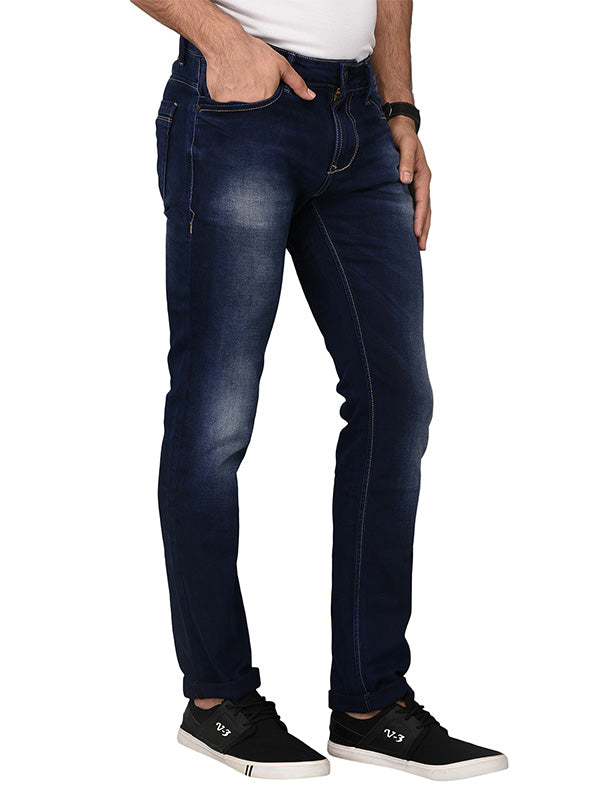 Greenfibre Navy Blue Slim Fit Jeans