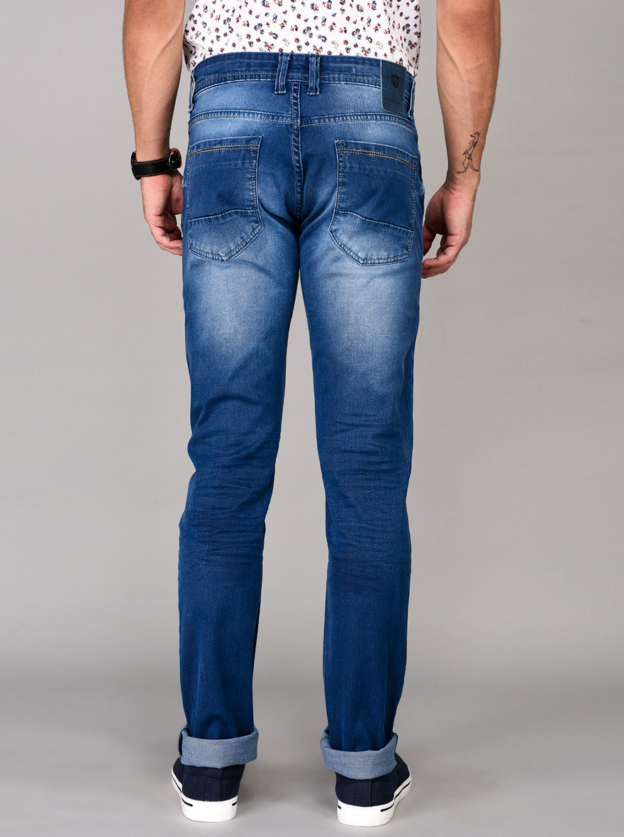 Nautical Blue Slim Fit Jeans | JB Sport