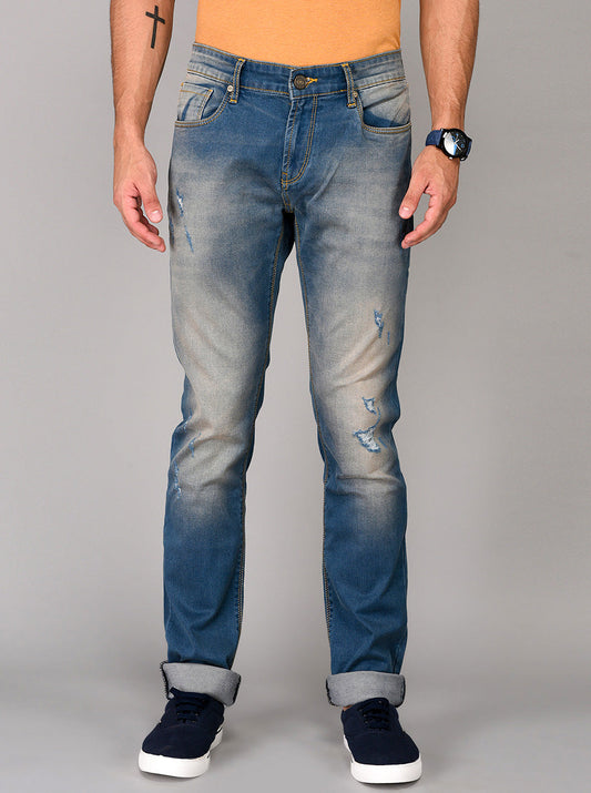 Sterling Blue Straight Fit Jeans | JB Sport