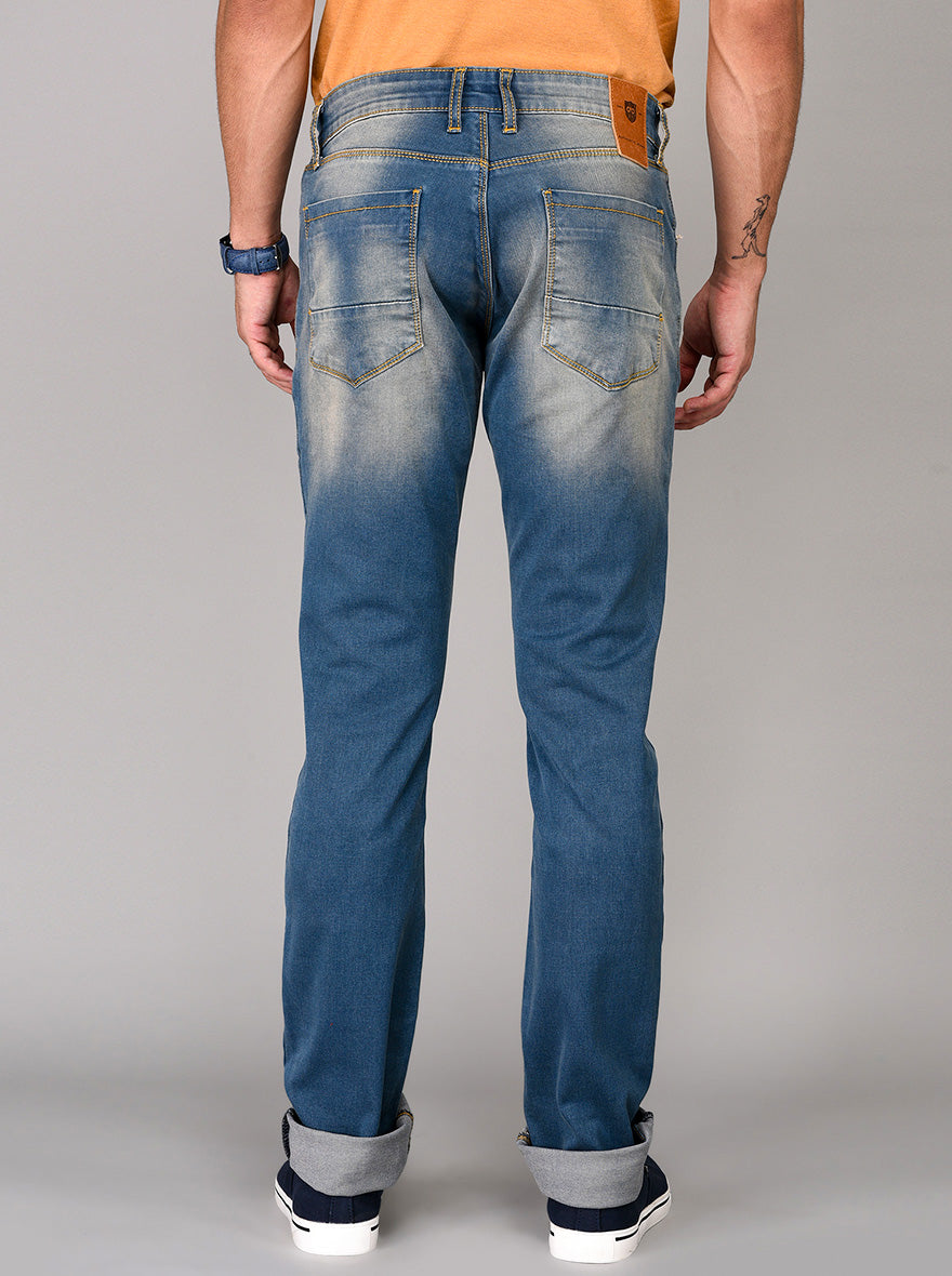 Sterling Blue Straight Fit Jeans | JB Sport