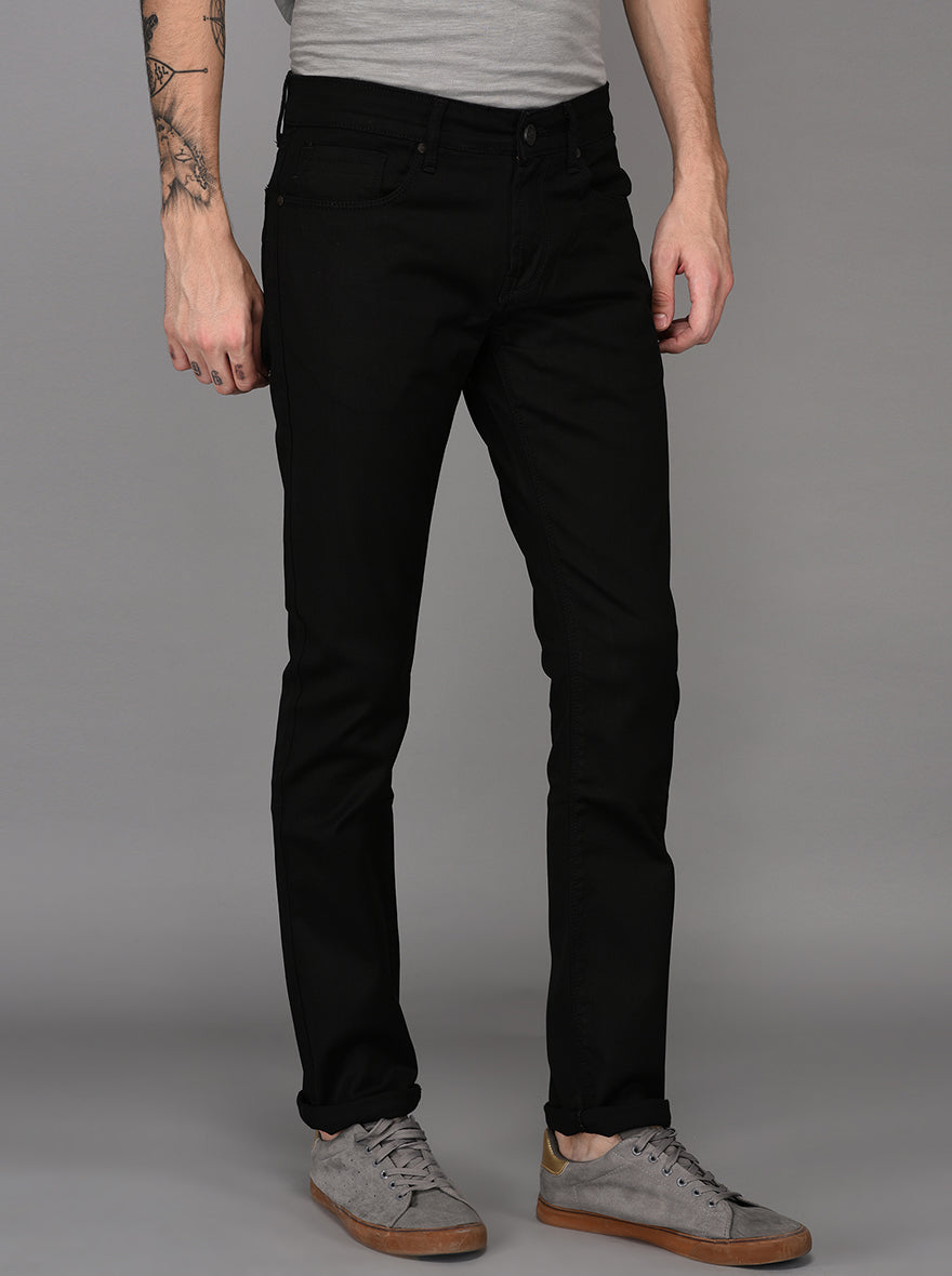 Black Slim Fit Jeans | JB Sport