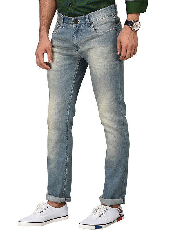 Blue Straight Fit Jeans | JB Sport