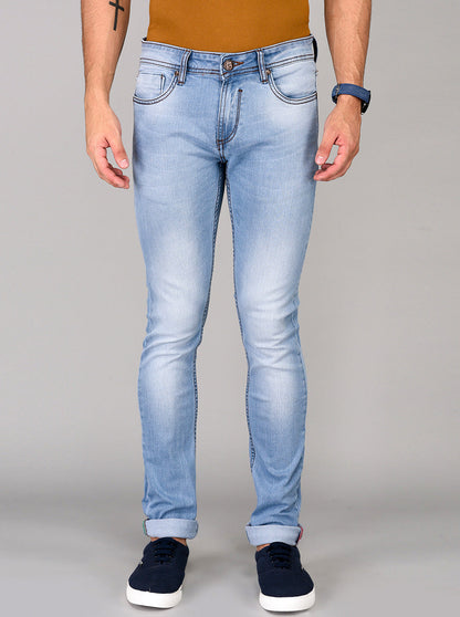 Greenfibre Sky Blue Slim Fit Jeans