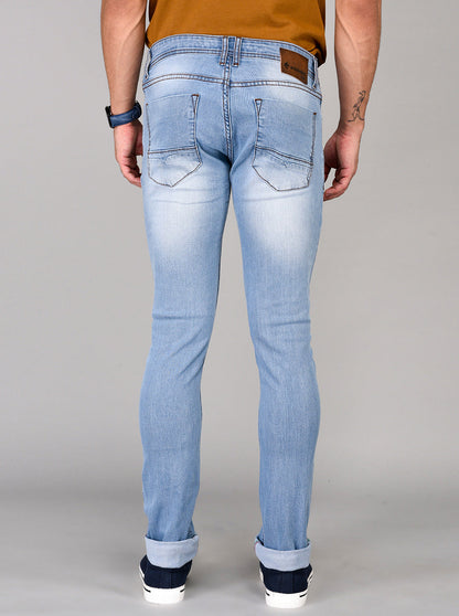 Greenfibre Sky Blue Slim Fit Jeans
