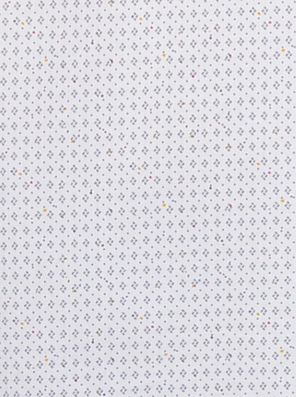 White Printed Slim Fit Casual Shirt | Greenfibre