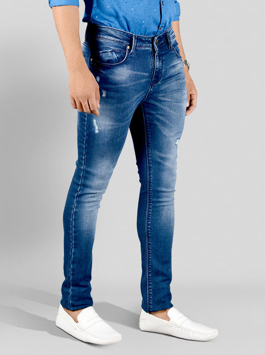 Classic Blue Slim Fit Jeans | Greenfibre