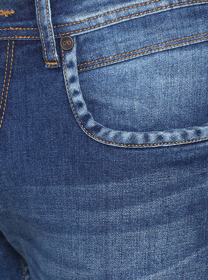 Light Blue Washed Slim Fit Jeans | JadeBlue Sport