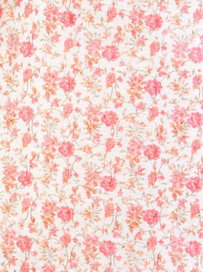 Beige & Orange Semi Indowestern | Azania