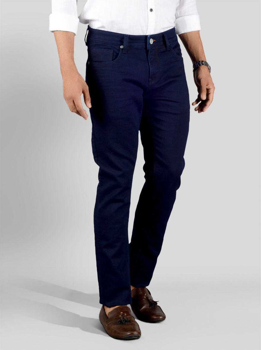 Deep Blue Slim Fit Jeans | JB Sport