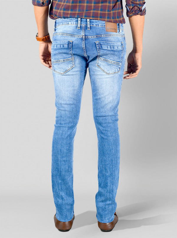 Mediterranian Blue Slim Fit Jeans | Greenfibre
