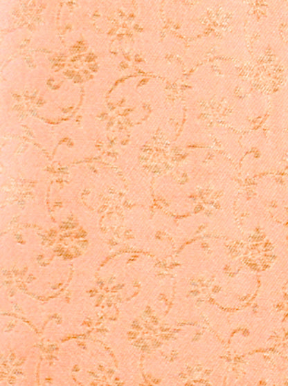 Peach & Golden Semi Indowestern | Azania