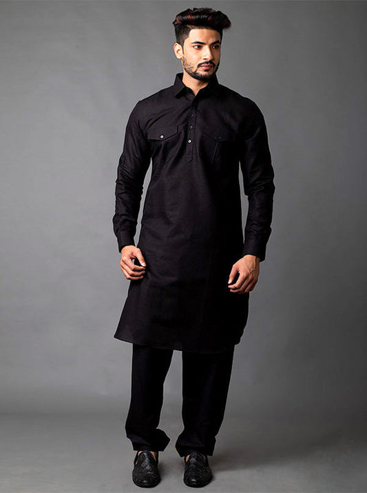 Black Pathani with Patiala