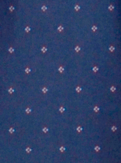 Dark Blue Dotted Slim Fit Polo T-shirt | JB Sport